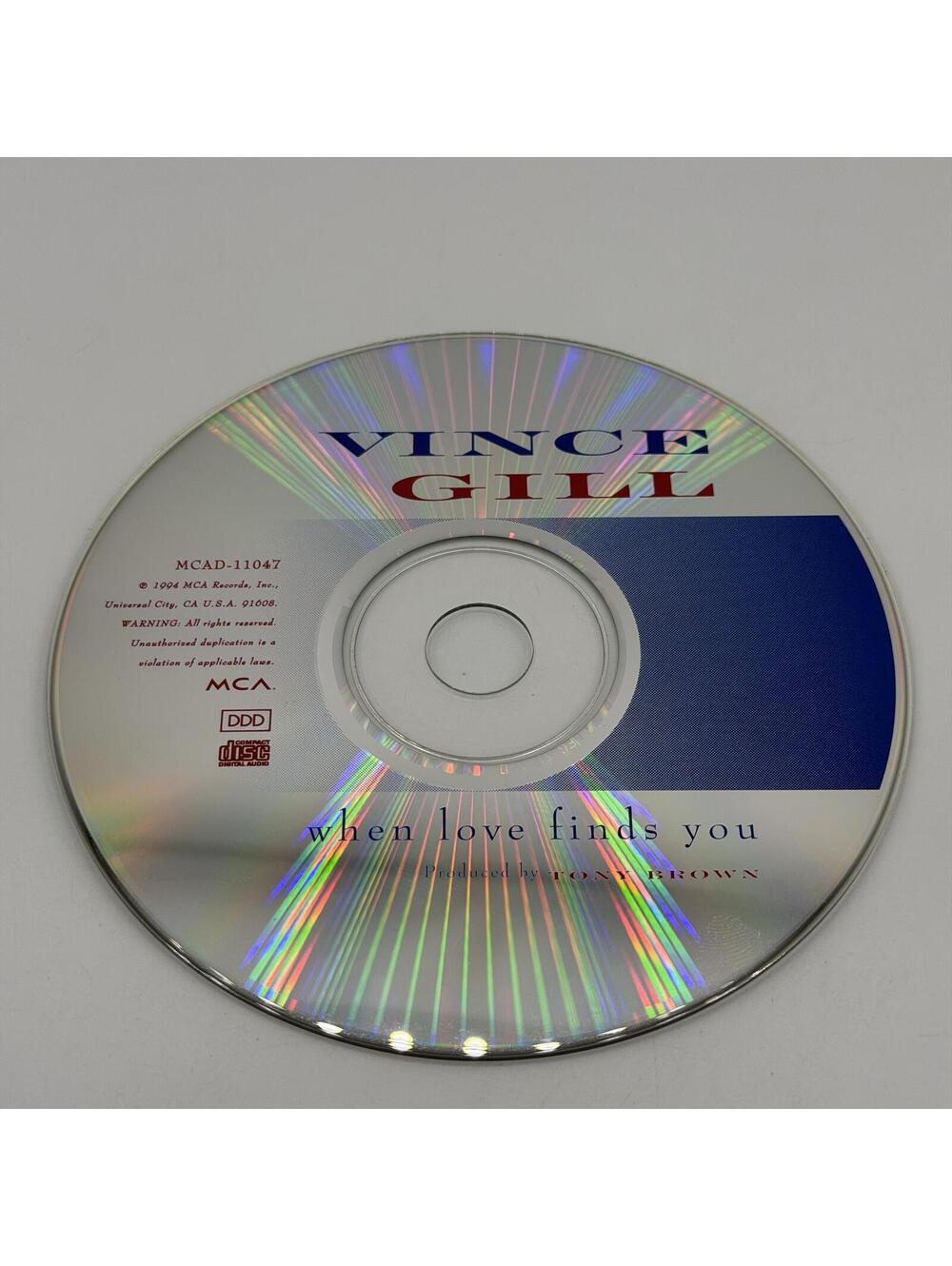 Vince Gill - When Love Finds You (1994) - Audio CD - Country - Picture 2 of 3